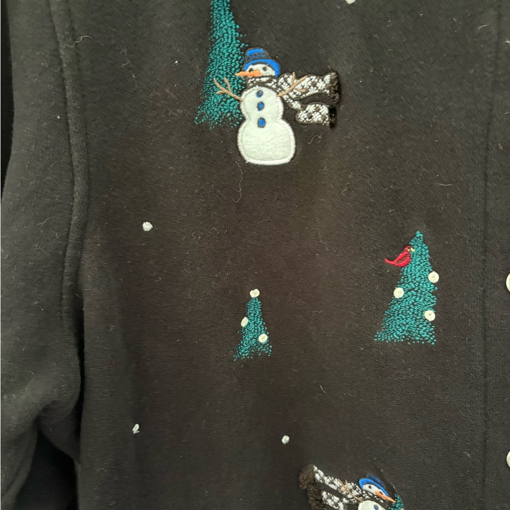 Classic Elements Black Women’s Snap Button Cardig… - image 4